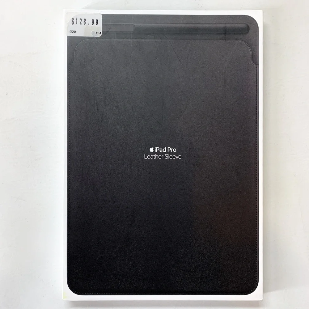 Apple Genuine iPad Pro 10.5” - Natural Leather Black Sleeve 🍎